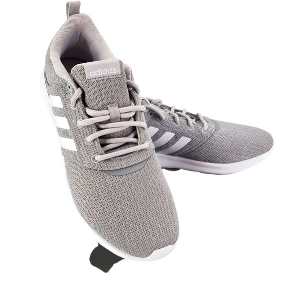 ADIDAS Sneakers Womens 6 Cloudfoam QT Racer Activewear Athletic Shoes Gray - Picture 13 of 13